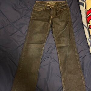 American Eagle Outfitters Men's Brown Straight Jeans